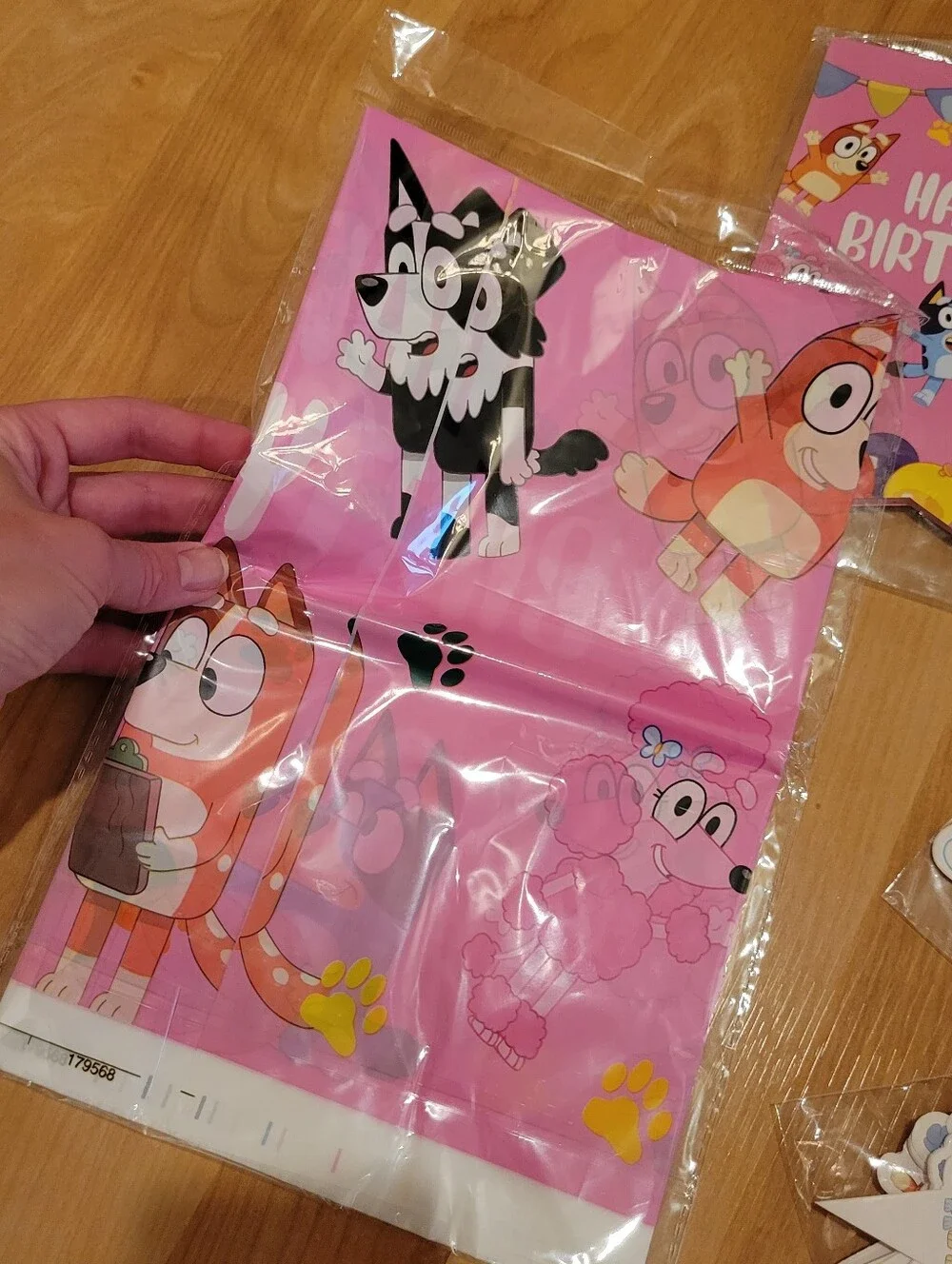 Bluey Birthday Decorations Party Supplies Set Pink New